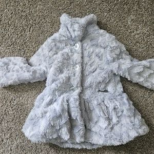 3t Calvin klein fur Coat